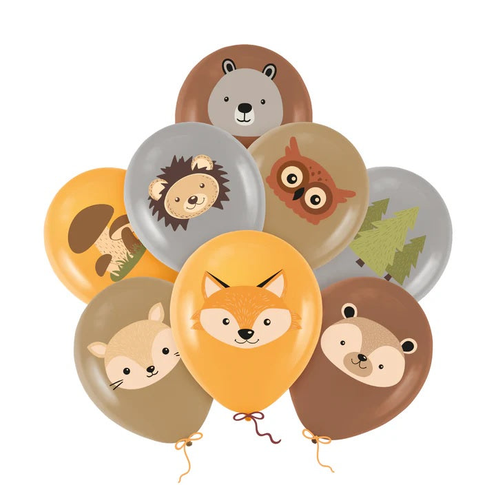 Set 6 Baloane Forest Friends, 30 cm, 149720