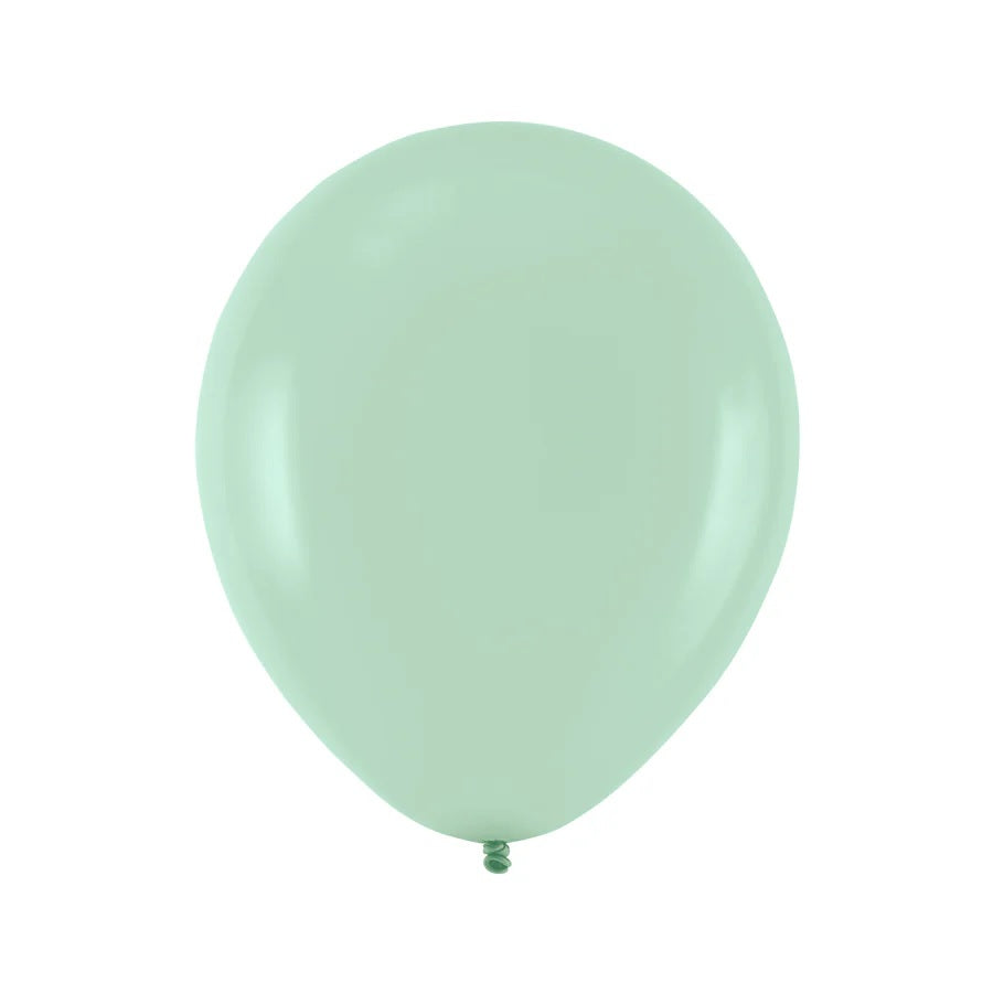 Baloane Latex Verde Menta Pastel, 30 cm (12 inch), 100 buc. 145111
