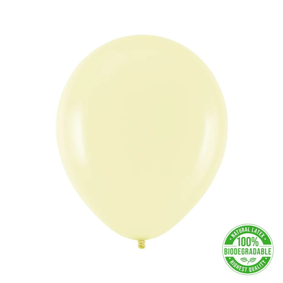 Balon Biodegradabil Vanilie, 30 cm (12 inch), 100 buc 129029