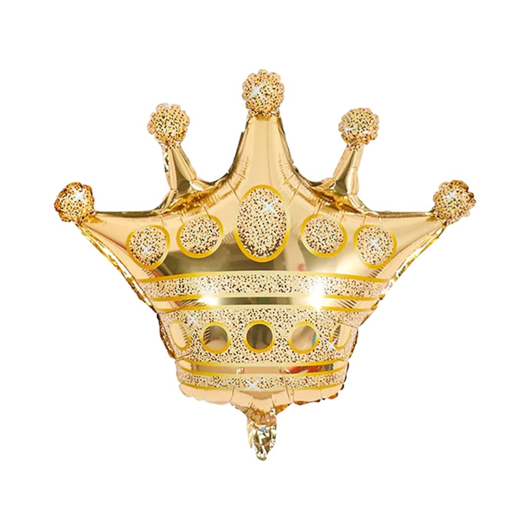 Balon Folie, figurina Coronita, Auriu, 73*69 cm