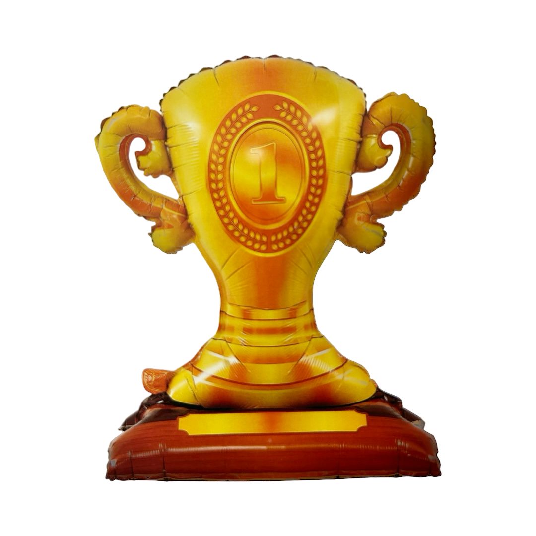 Balon Folie Cupa Numarul 1, Trofeu Auriu, dimensiune 88 cm