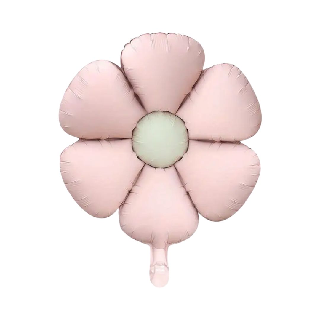 Balon Folie Floare Margareta, Culoare Roz, 48 cm