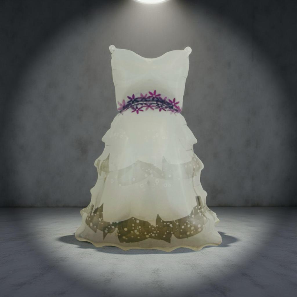 Balon Folie, Figurina Rochie de Mireasa, 98 cm