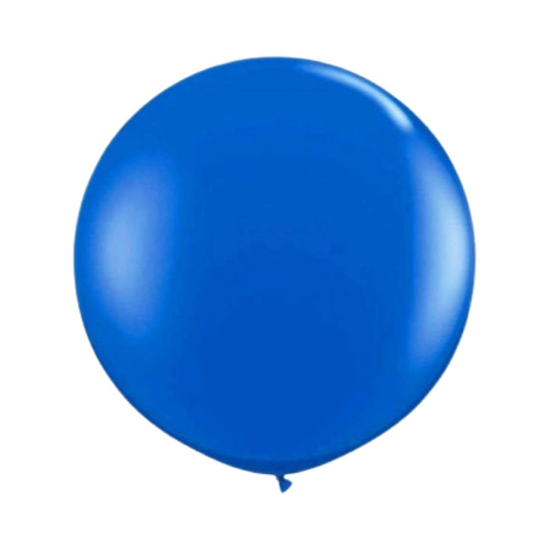 Balon Latex Albastru Inchis, Cod 215b - 45 cm - Set 2 bucati