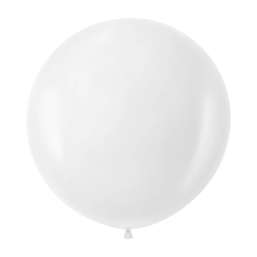 Balon Latex Rotund, Alb, 91 cm (36 inch), 1 buc 147665