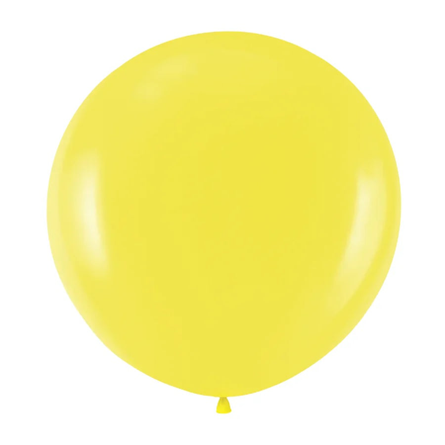 Balon Latex Rotund, Galben 91 cm (36 inch), 1 buc. 147566