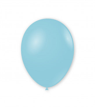 Baloane Latex Rocca, Pastel G110.39, Culoare Baby Blue 39, 30 cm - Set 100 buc