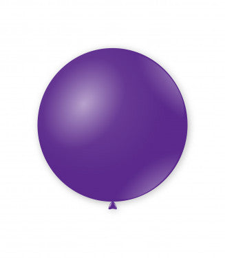 Baloane Latex Rocca, Pastel G150.84, Culoare Violet Inchis 84, 38 cm - Set 10 buc