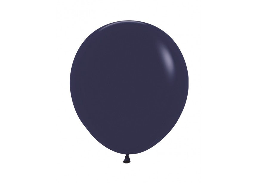 Baloane Latex Sempertex, 45 cm, Navy Blue, Cod 044, Set 5 Buc.