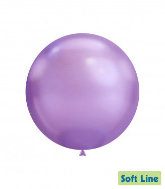 Baloane Latex Rocca, Soft Line Cromat SLC18.123, Violet Deschis 123, 46 cm - Set 5 buc