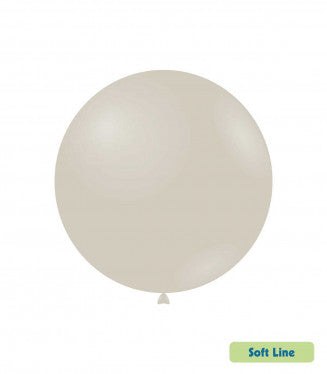 Baloane Latex Rocca, Soft Line Pastel SLP18.141, Alb Lapte 141, 46 cm - Set 5 buc