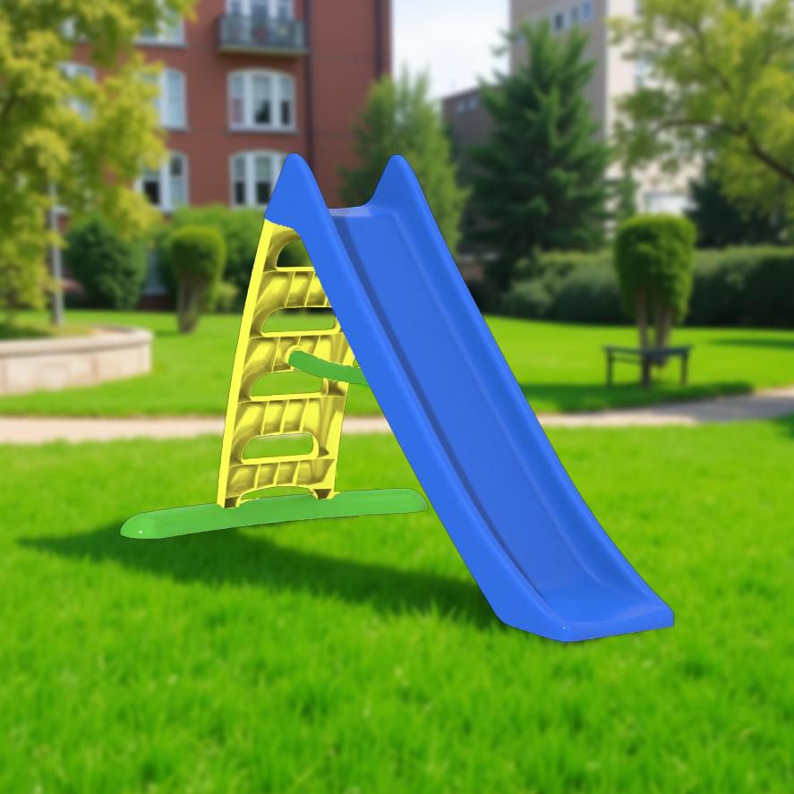 Tobogan Albastru cu Galben pentru Copii, Dohany, Lungime 1.70 M