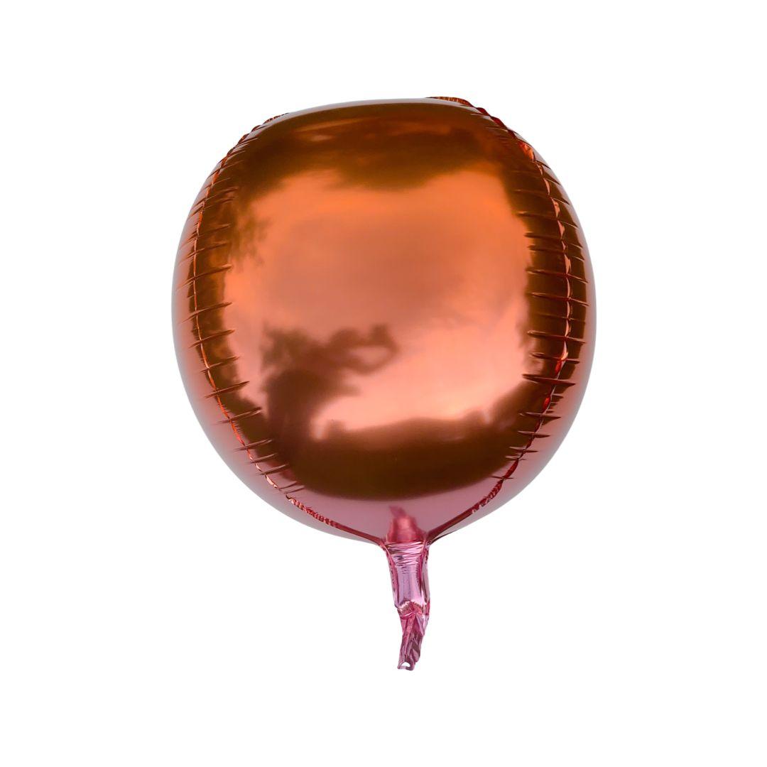 Balon Folie Sfera, Portocaliu Degrade - 60 cm - nuria.store.ro