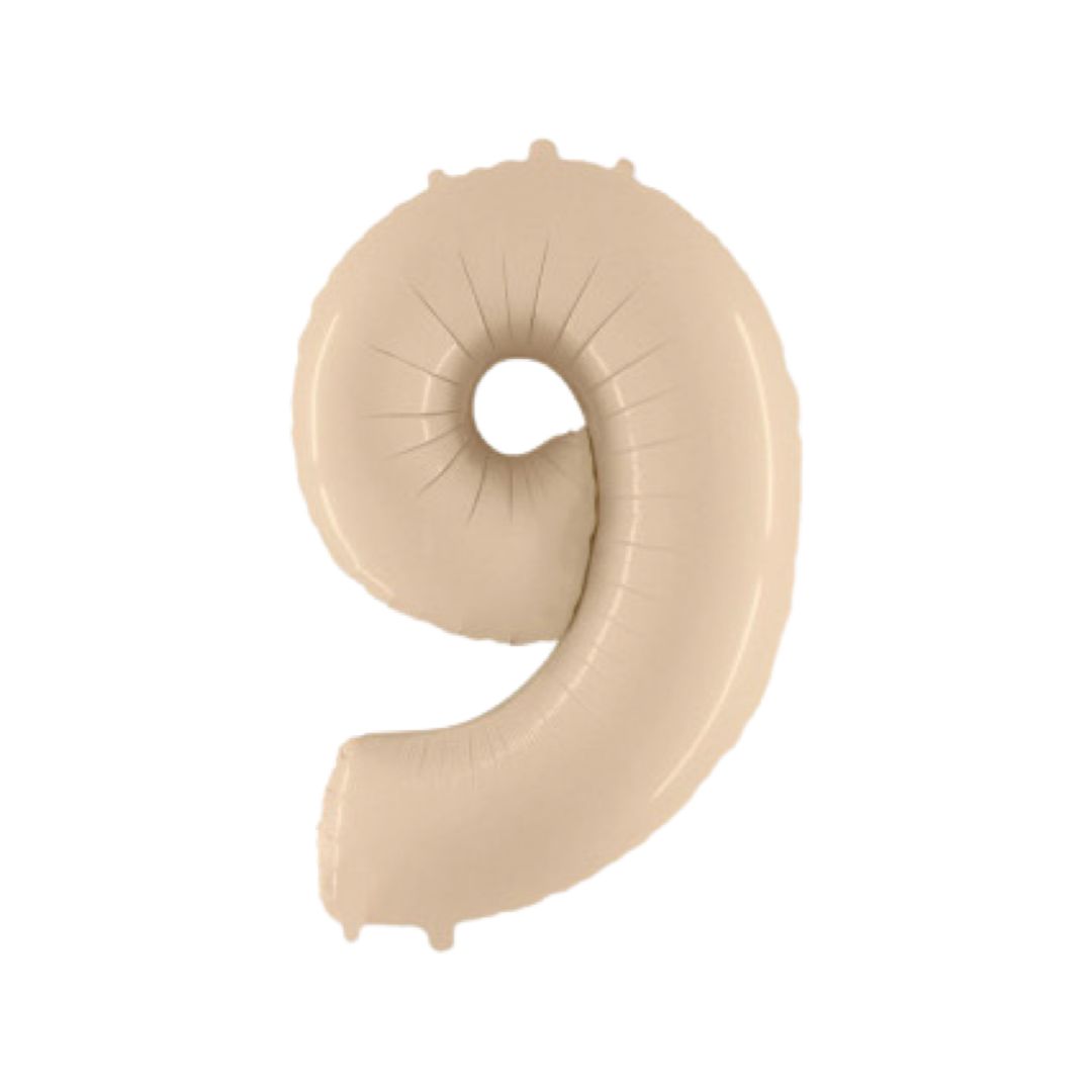 Baloane Folie Nude Cifra 9 - 100 cm (40 inch)