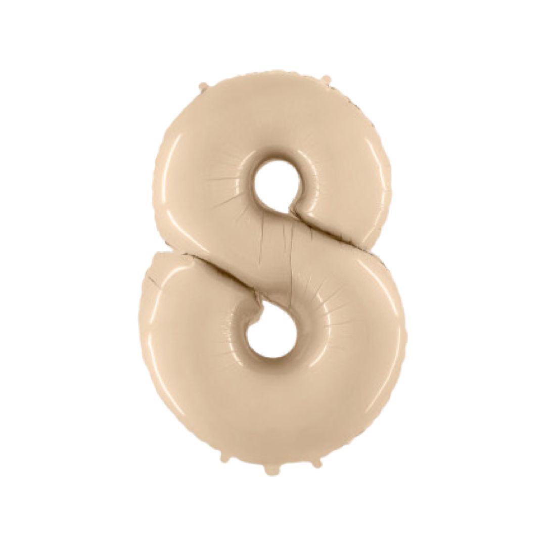 Baloane Folie Nude Cifra 8 - 100 cm (40 inch)