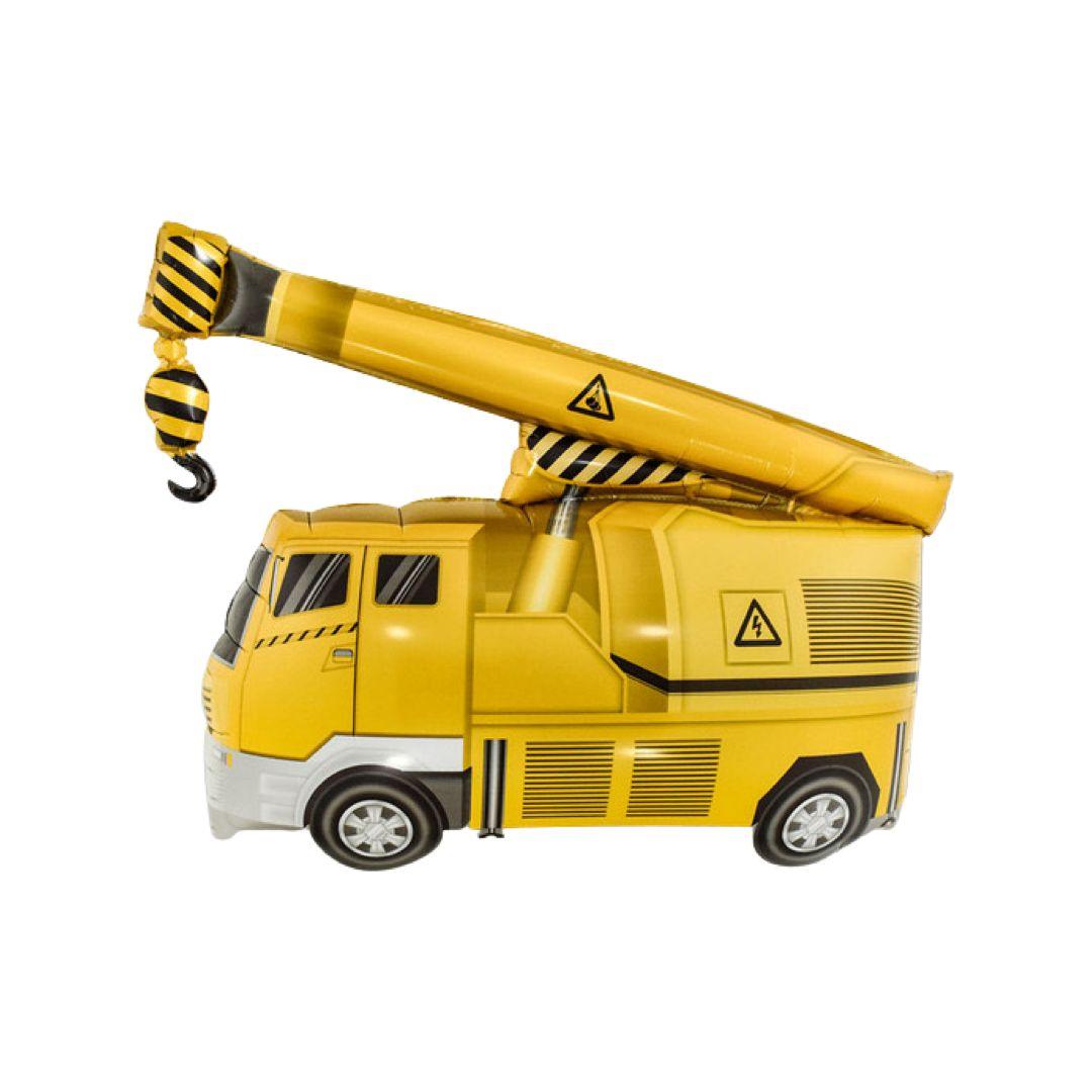 Balon Folie Masina de Constructii, Macara - 77/83 cm - nuria.store.ro