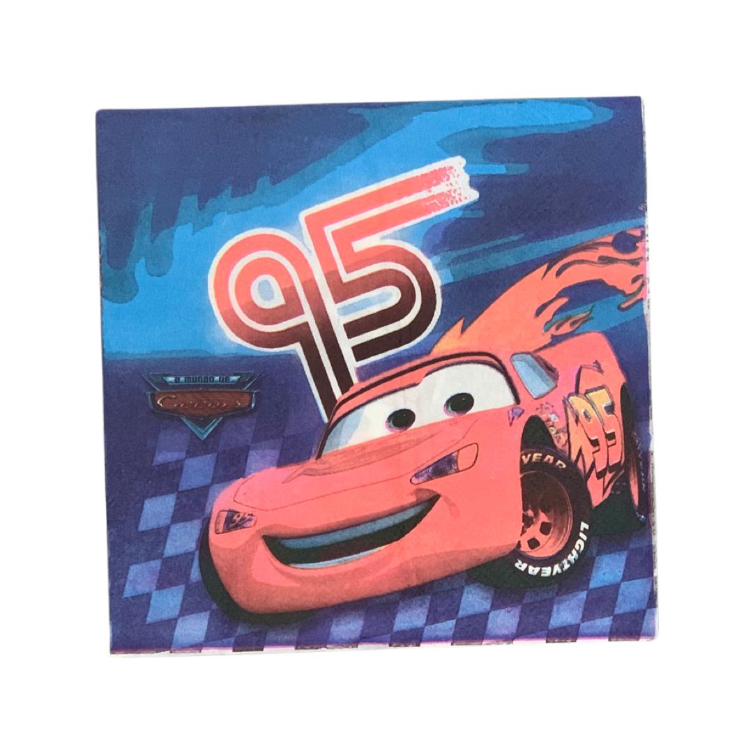 Set 20 Servetele Cars - 33 x 33 cm - nuria.store.ro