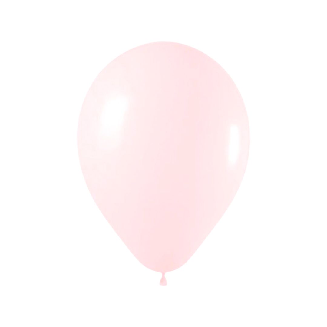Balon Latex Baby Pink, cod 136, 25 cm - Set 100 bucati - nuria.store.ro