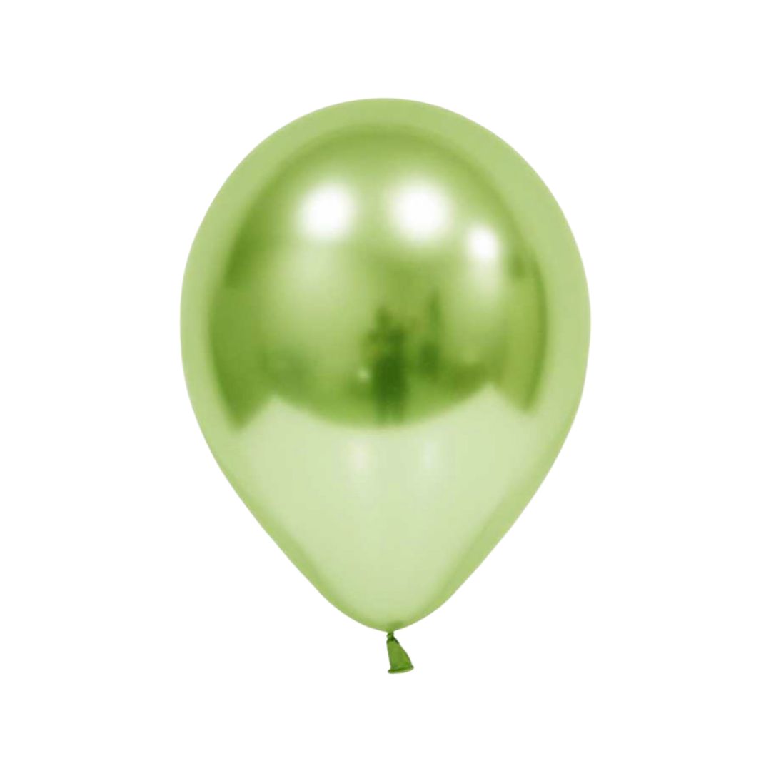 Baloane Latex Verde Lime Cromat, Cod 475 - 13 cm - Set 100 Buc.