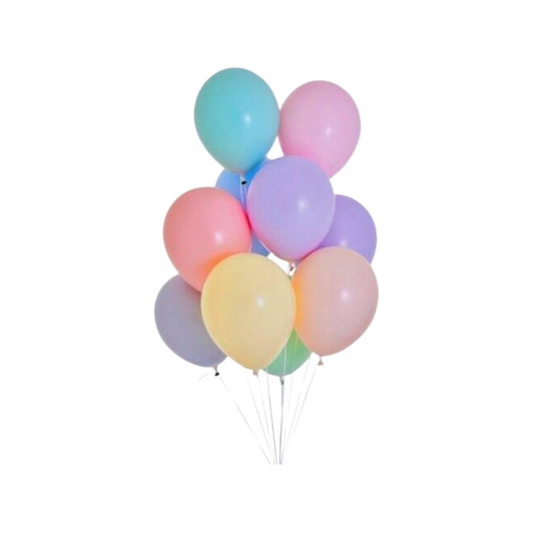 Baloane Latex Multicolor Pastel, cod 173, 25 cm - Set 50 buc.