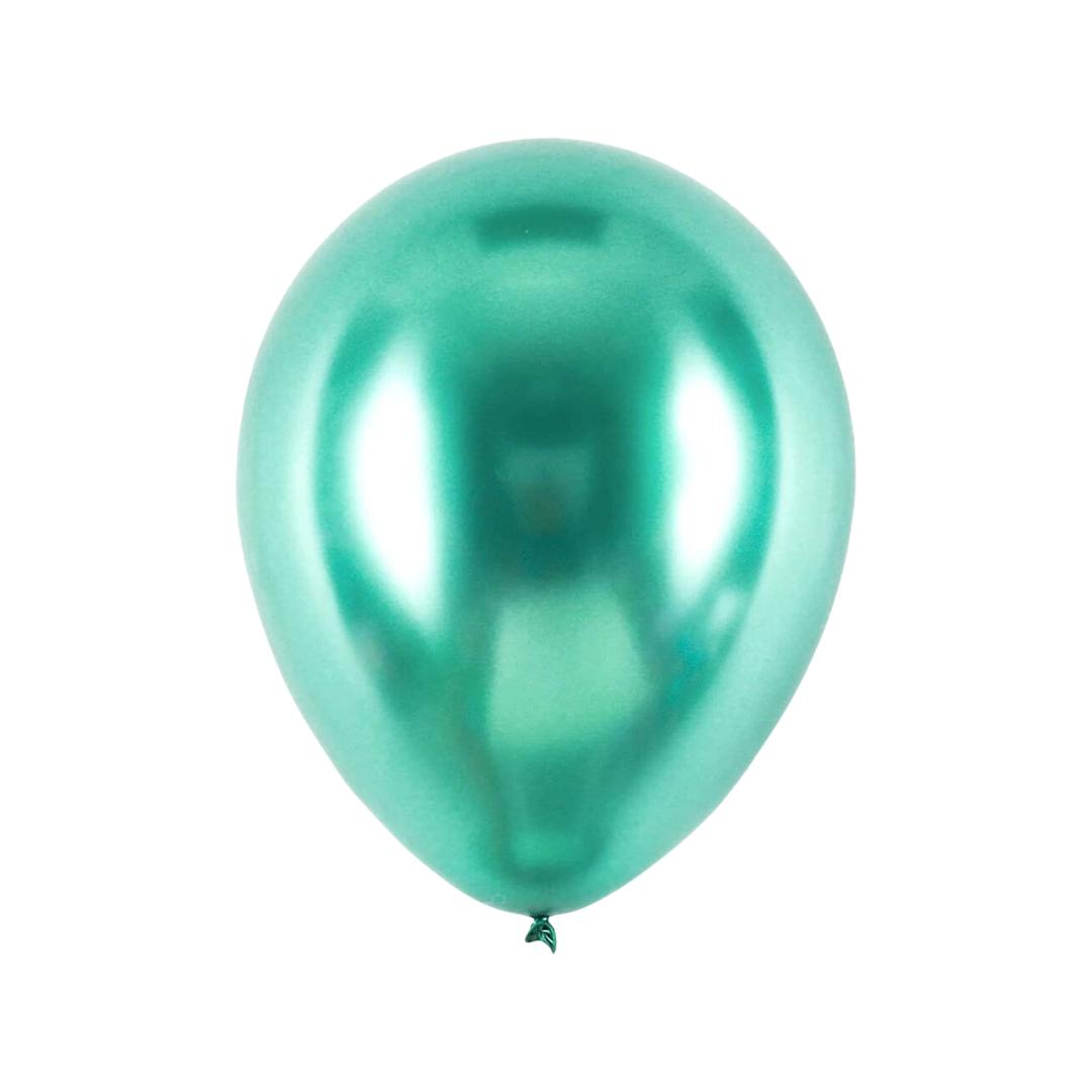 Baloane Latex Verde Cromat, Cod 522 - 30 cm - Set 50 Buc.