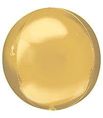 Balon Folie Sfera, Auriu Mat - 60 cm - nuria.store.ro