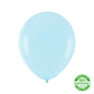 Balon Biodegradabil Albastru Pastel, 30 cm (12 inch), 100 buc 128992