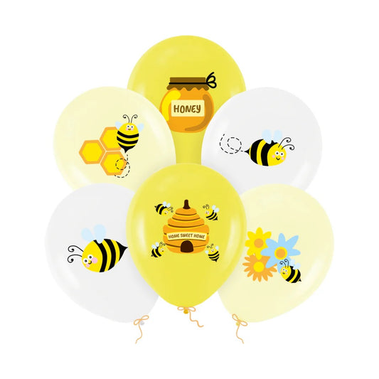 Set 6 Baloane Albine (Bee), 30 cm (12 inch), 151075