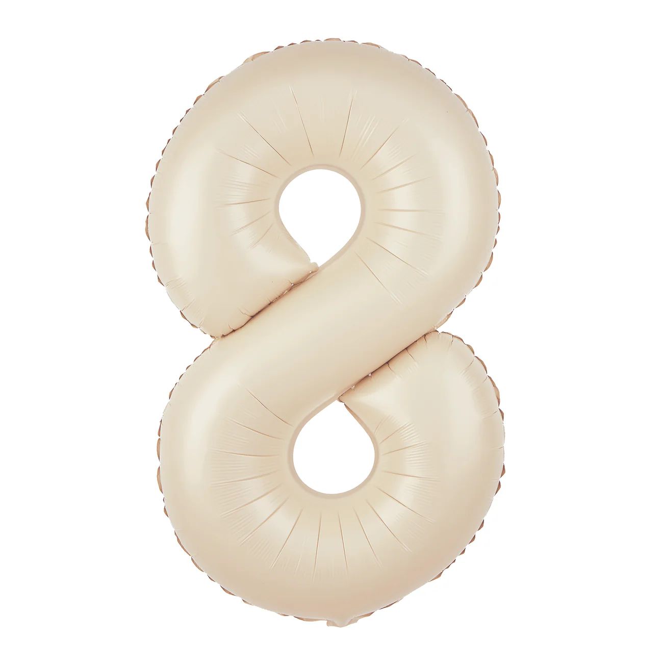 Baloane Folie Cifra 8, Crem - 100 cm (1 m), 141984