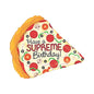 Balon Folie Pizza "Supreme Brithday", dimensiune 57 cm