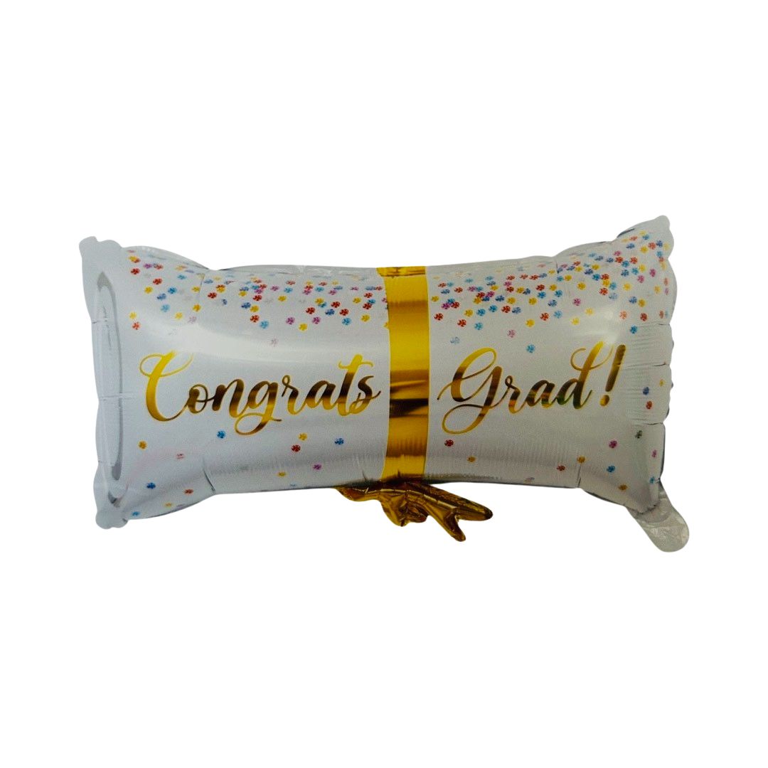 Balon Folie Absolvire, Congrats Grad!, 68 cm