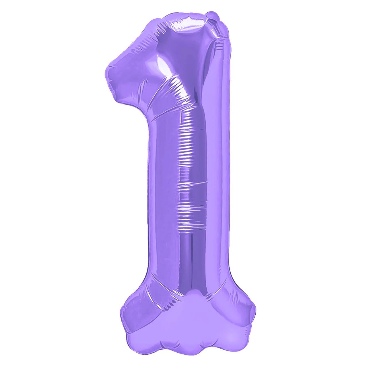 Baloane Folie Cifra 1, Mov - 100 cm (1 m), 142110