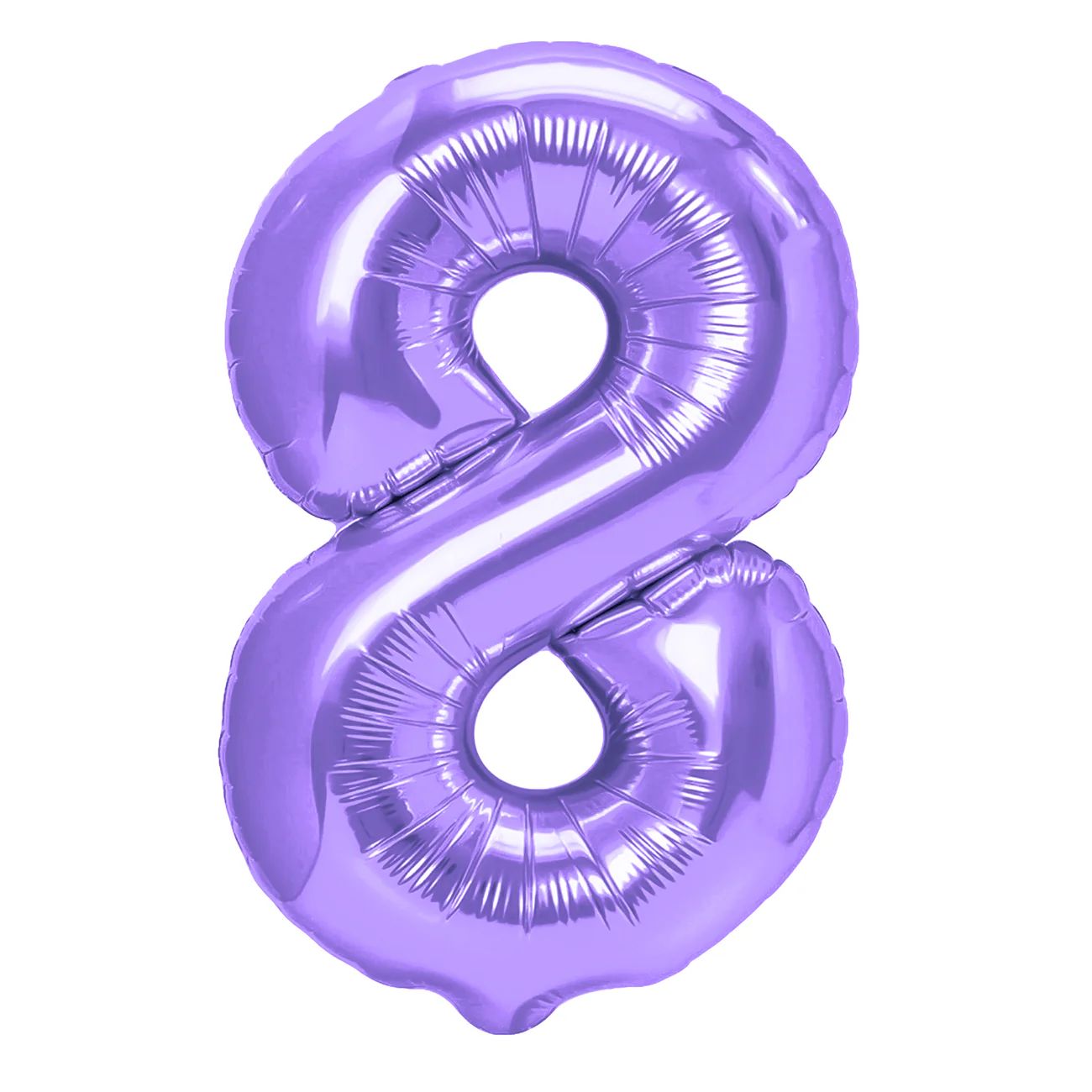 Baloane Folie Cifra 8, Mov - 100 cm (1 m), 142189