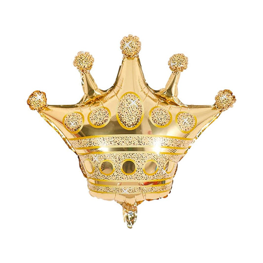 Balon Folie, figurina Coronita, Auriu, 73*69 cm