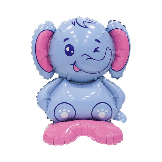 Balon Folie Figurina Elefant cu Suport, 40*37 cm