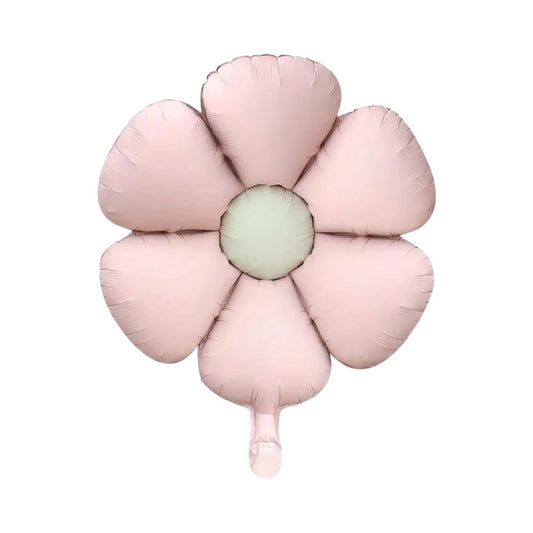 Balon Folie Floare Margareta, Culoare Roz, 48 cm