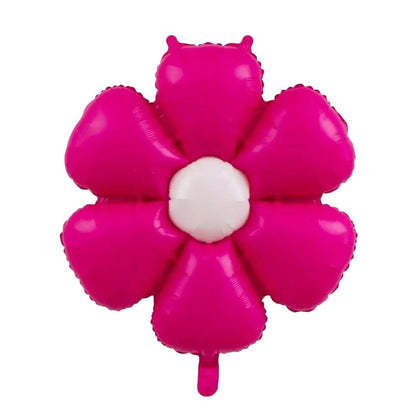Balon Folie Floare Margareta, Culoare Ciclam, 77x66 cm