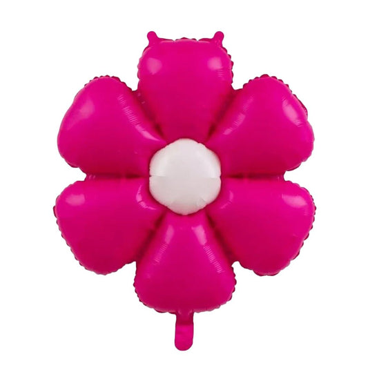 Balon Folie Floare Margareta, Culoare Ciclam, 77x66 cm