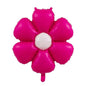 Balon Folie Floare Margareta, Culoare Ciclam, 77x66 cm
