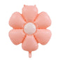 Balon Folie Floare Margareta, Culoare Piersica, 77x66 cm
