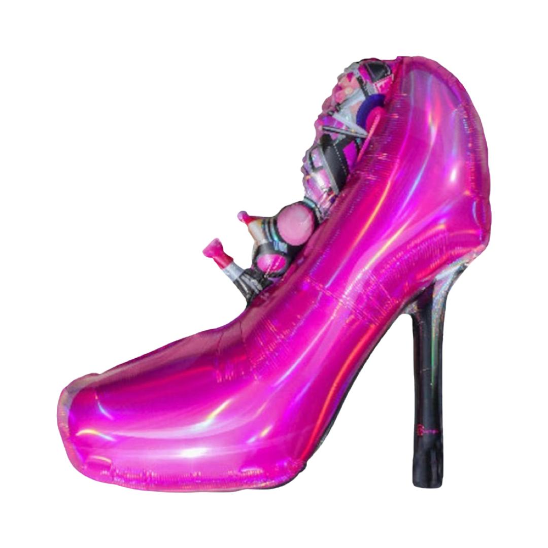 Balon Folie Pantof Make-Up Barbie, 73*90  cm