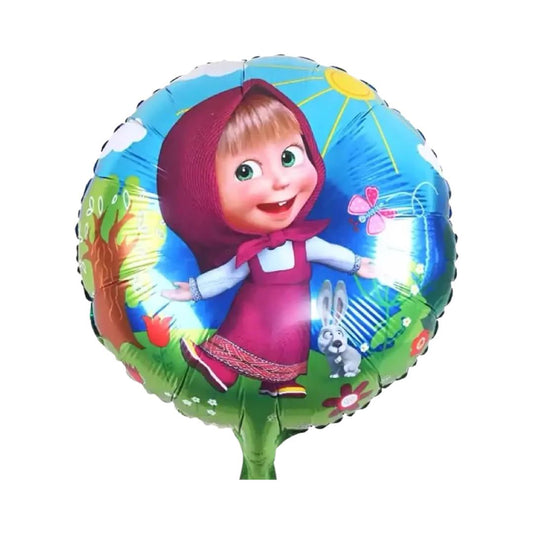 Balon Folie Rotund, Masha, 45 cm