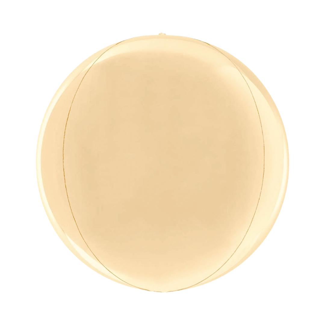Balon Folie Sfera, Crem - 60 cm
