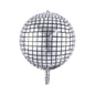 Balon Folie Sfera Disco Argintiu, 25 cm