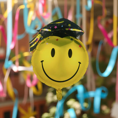 Balon Folie Smile Face Absolvent, 66 cm