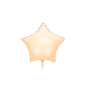 Baloane Folie Forma Stea 5 colturi, Crem - 45 cm