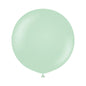 Balon Latex Verde Pastel, 90 cm, cod 337, 1 buc