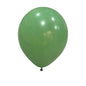 Balon Latex Verde Retro - Cod 495, 25 cm, Set 100 Buc.