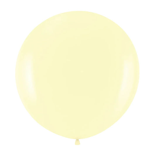 Balon Latex Rotund, Galben Deschis, 91 cm (36 inch), 1 buc. 147689