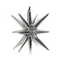 Balon Folie, Stea 3D Exploziva, Argintiu, 66 cm